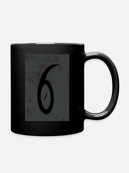6 - Full Colour Mug - black