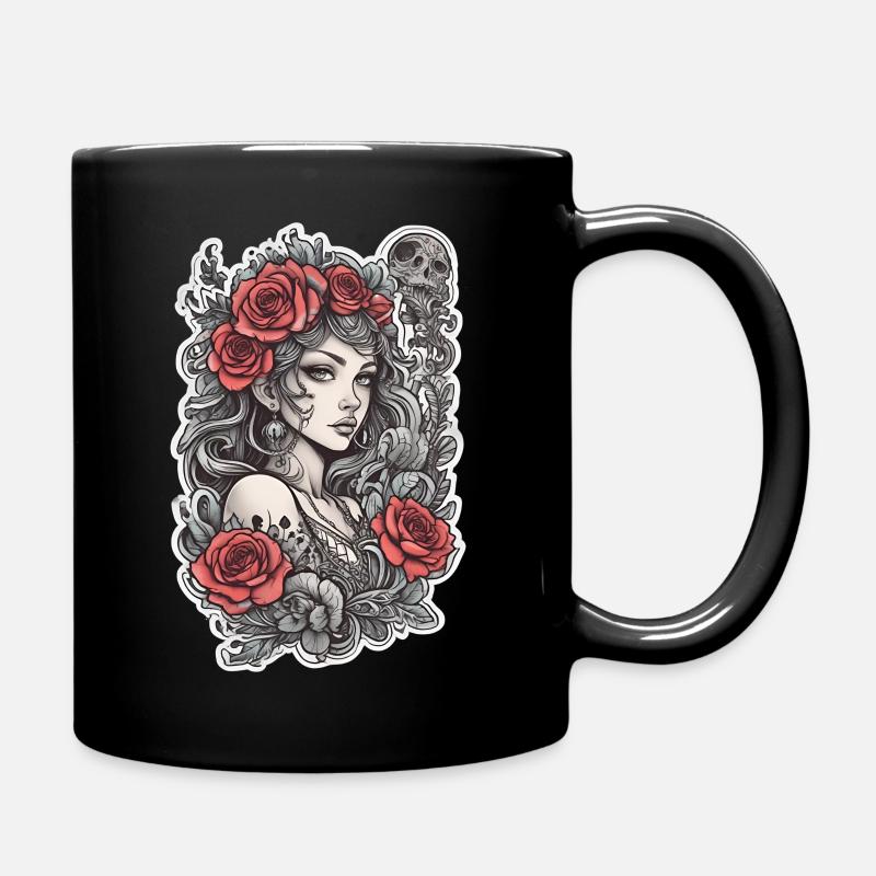 TATTOO GIRL - Mug uni - noir