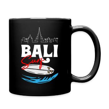 Bali Surfing - Tasse einfarbig - Schwarz - Rechts
