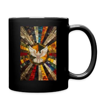 Décor chrétien tchèque animé - Mug uni - noir - Droite