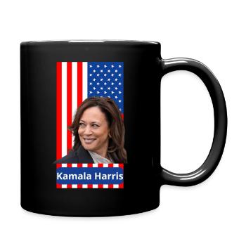 Kamala Harris for President 2024 - Full Colour Mug - black - Right