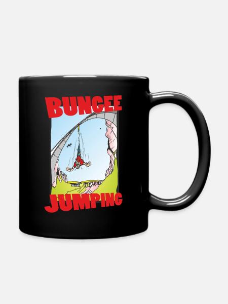 Bungee Jumping - Tasse einfarbig - Schwarz