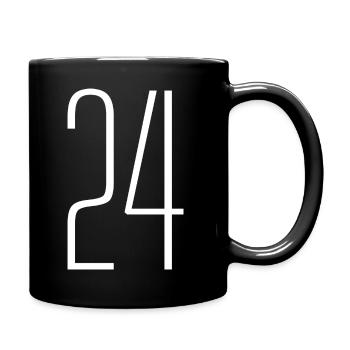 24 - Tasse einfarbig - Schwarz - Rechts