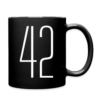 42 - Tasse einfarbig - Schwarz - Rechts