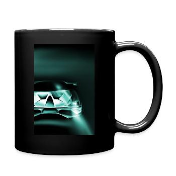 Car Shirt Racing - Full Colour Mug - black - Right