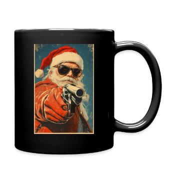 Bad Santa - Wild West Edition - Tasse einfarbig - Schwarz - Rechts