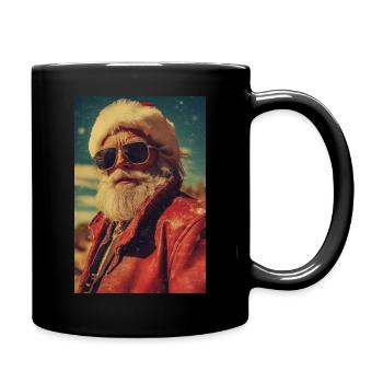 Le Père Noël le cow-boy solitaire - Mug uni - noir - Droite
