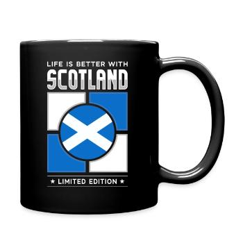 Scotland - Full Colour Mug - black - Right