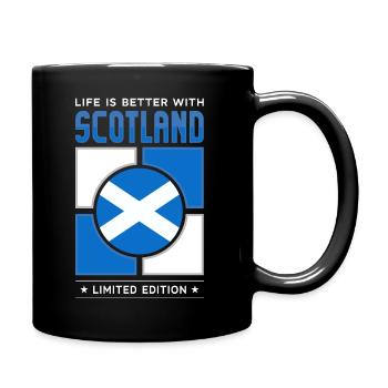 Scotland - Tasse einfarbig - Schwarz - Rechts
