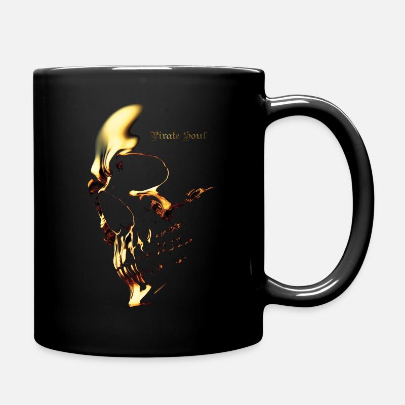 Goldskull - Full Colour Mug - black