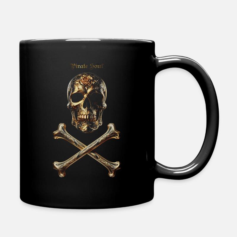 Skull Bones - Full Colour Mug - black