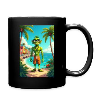 Hulko from Acapulko - Full Colour Mug - black - Right