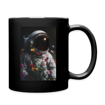 Kosmischer Botaniker - Tasse einfarbig - Schwarz - Rechts