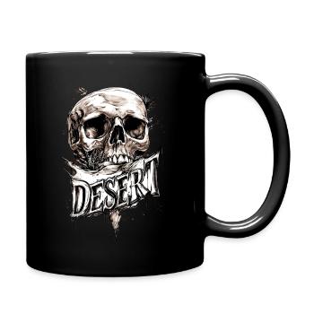 Desert 4x4 Off Road Skull - Tasse einfarbig - Schwarz - Rechts