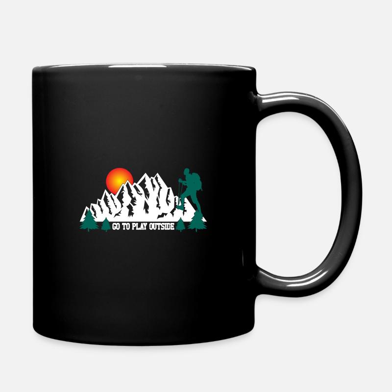 Randonnée – Le chemin de la liberté - Mug uni - noir