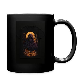 Mystische Dünen - Tasse einfarbig - Schwarz - Rechts