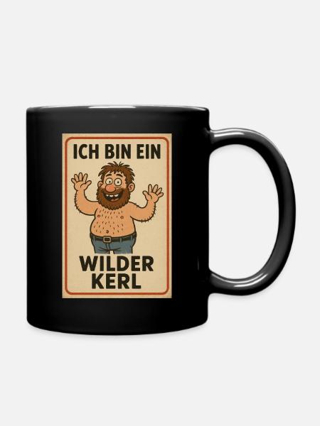 Wilder Ker - Tasse einfarbig - Schwarz