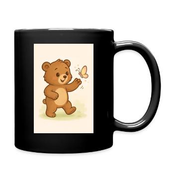 Bear - Tasse einfarbig - Schwarz - Rechts