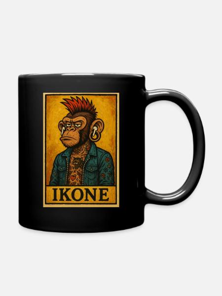 IKONE - Tasse einfarbig - Schwarz