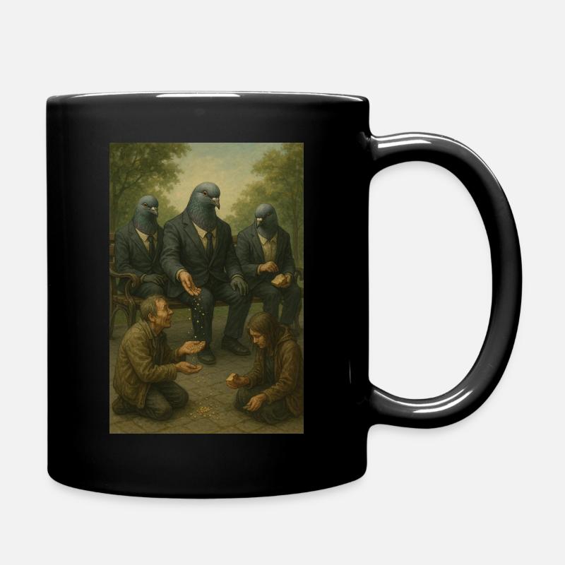 Les pigeons ont pris le relais - Mug uni - noir