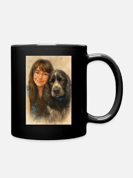 Best Friends Forever - Full Colour Mug - black