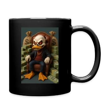 Mafia Ente - Tasse einfarbig - Schwarz - Rechts