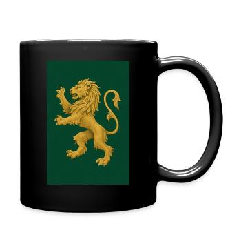 Golden Lion - Full Colour Mug - black - Right