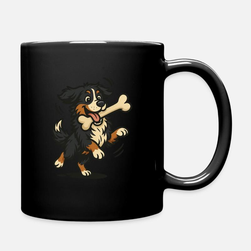 Bernese Mountain Dog - Full Colour Mug - black