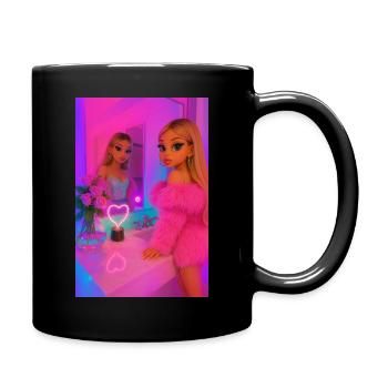Rosa Bratz motif - Full Colour Mug - black - Right