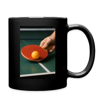 Sport - Tischtennis/Tischtennis - Tasse einfarbig - Schwarz - Rechts