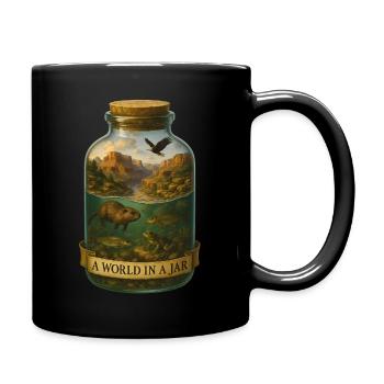 Grand Canyon – Un monde dans un bocal - Mug uni - noir - Droite