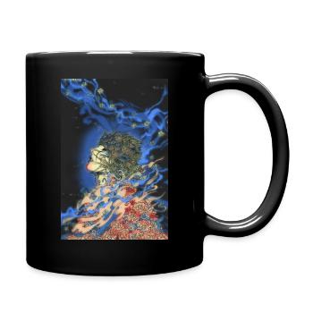 Whispering Cosmos - Full Colour Mug - black - Right