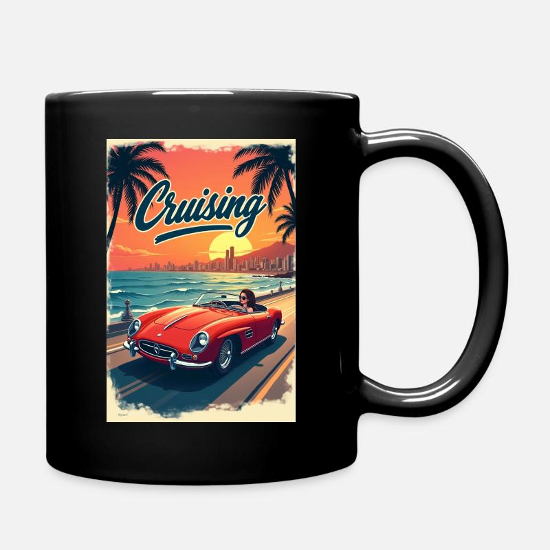 Cruising - Tasse einfarbig - Schwarz