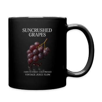 Grapes Fruit Grapes Summer - Full Colour Mug - black - Right