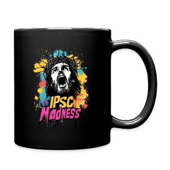 IPSC Madness Jesus - Full Colour Mug - black - Right