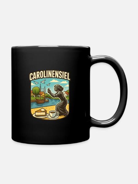 Carolinensiel - Tasse einfarbig - Schwarz