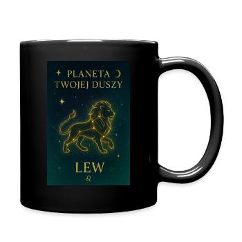 La planète de votre âme – Lion | Affiche astrologique - Mug uni - noir - Droite