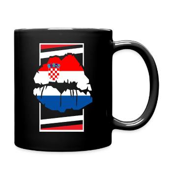 Croatie (Hrvatska) - Mug uni - noir - Droite