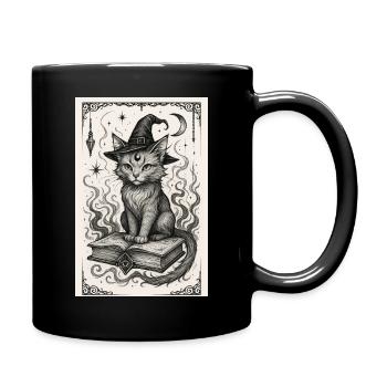 Hexenhafte Yuumi - Tasse einfarbig - Schwarz - Rechts