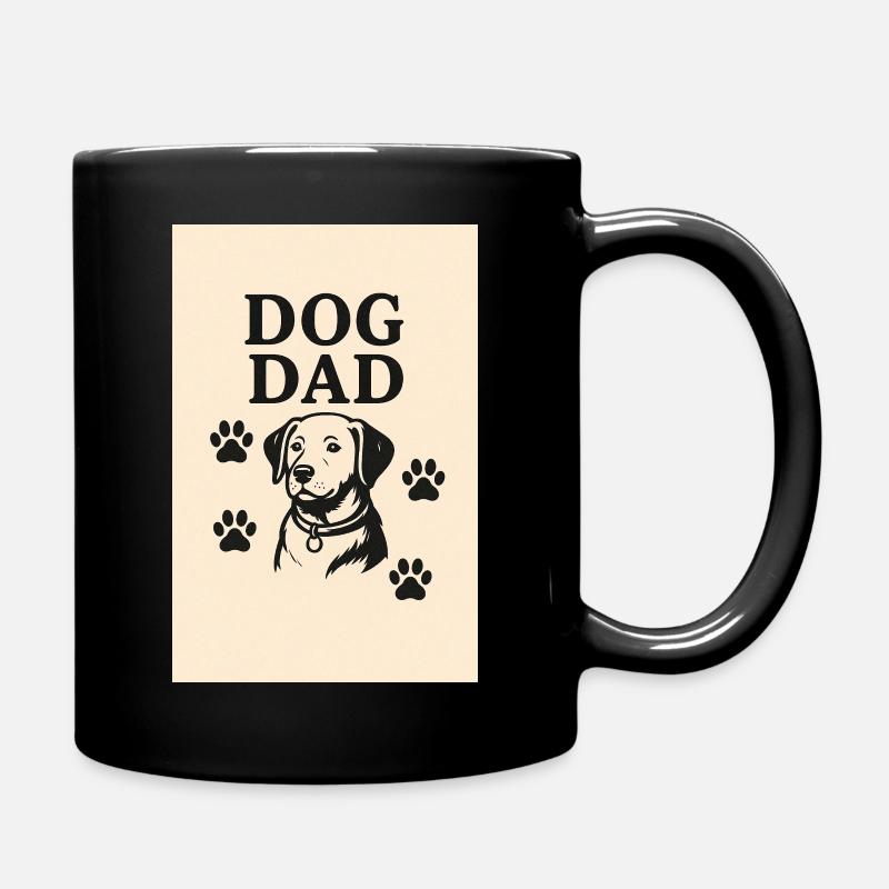 Papa chien - Mug uni - noir