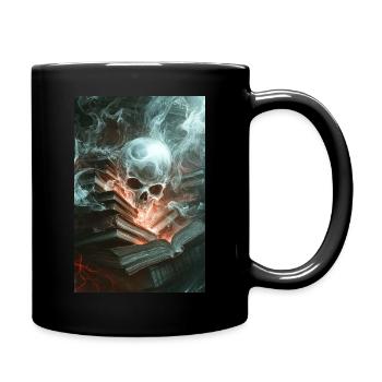 Haunted Knowledge Unleashed - Full Colour Mug - black - Right