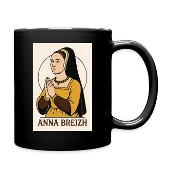 Anna Breizh / Anne von der Bretagne - Tasse einfarbig - Schwarz - Rechts