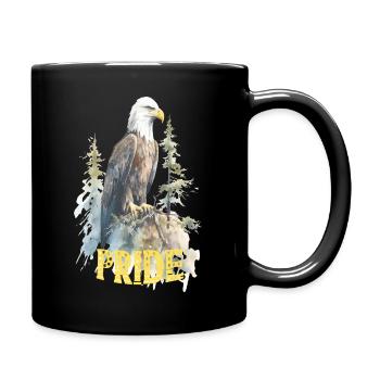 Aquila Fiera – Pride and Strength - Full Colour Mug - black - Right