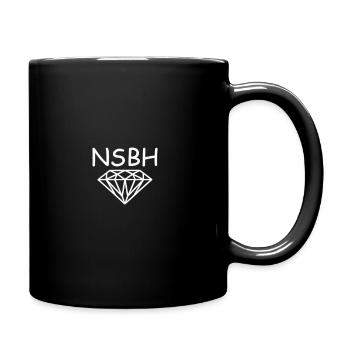 Conception du logo Noir Space BH (NSBH) - Mug uni - noir - Droite