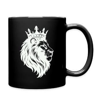 Couronne du Roi Lion - Mug uni - noir - Droite