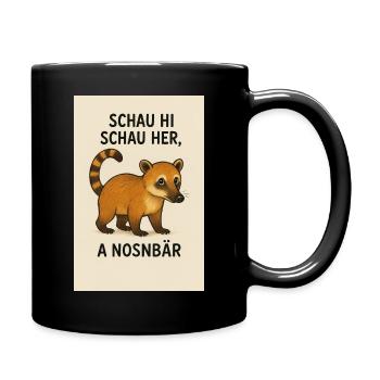 Nosnbär - Mug uni - noir - Droite