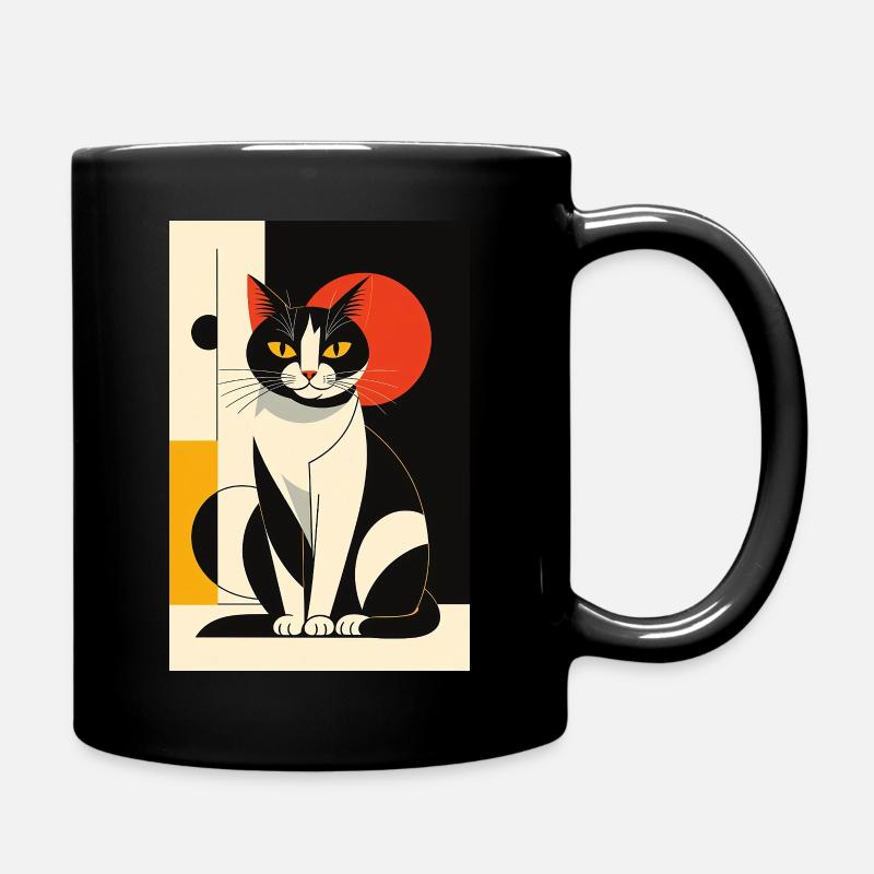 Avantgarde Katze R01 - Tasse einfarbig - Schwarz