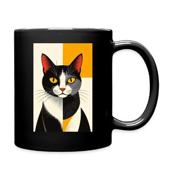 02 Avantgarde Cat R02 - Mug uni - noir - Droite