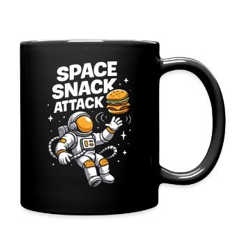 Astronaut Burger Space Design - Full Colour Mug - black - Right