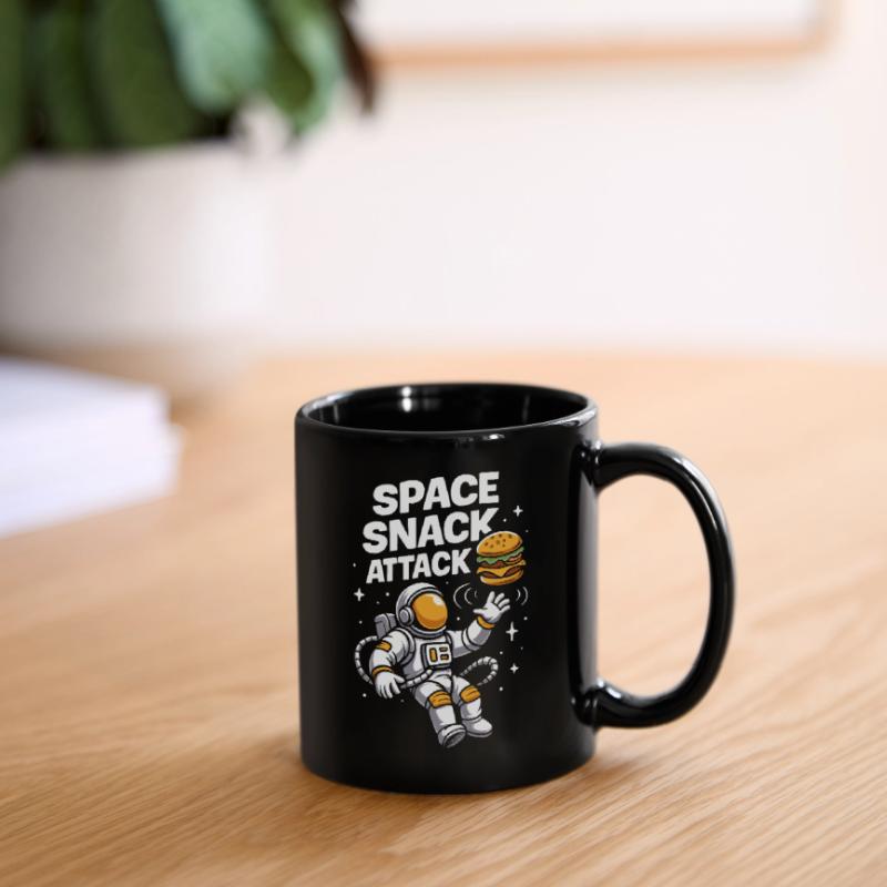 Conception spatiale du hamburger d'astronaute Mug uni